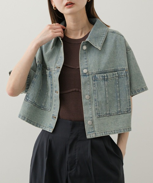   クロップドデニムシャツ クロップド デニム シャツ(X258G094)｜阪急百貨店公式通販サイト