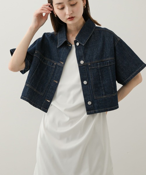   クロップドデニムシャツ クロップド デニム シャツ(X258G094)｜阪急百貨店公式通販サイト