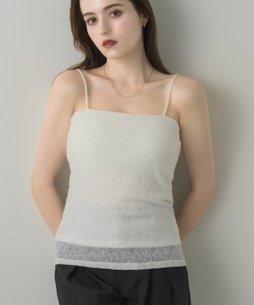 muku キャミソール LACE CAMISOLE/in bra : ZOZOTOWN Yahoo!店