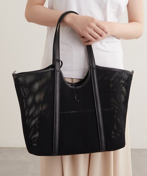 【美品】人気の3wayメッシュバッグ　黒 3wayメッシュバッグ – flavor-shop.com