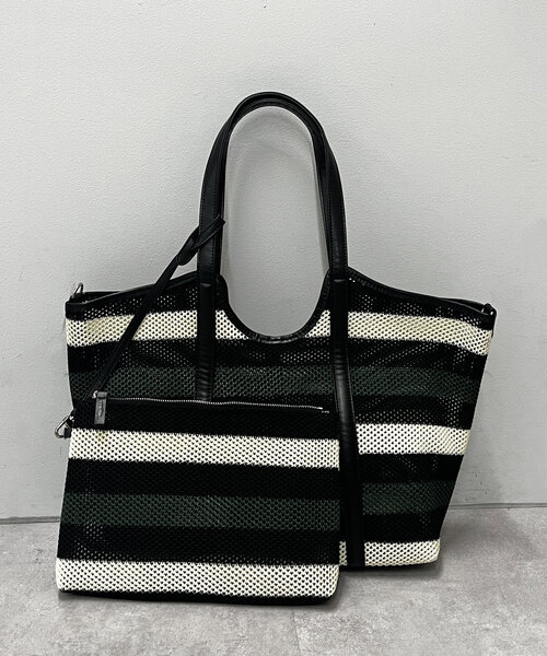 TOMOO Estuary メッシュ トートバッグ 黒 TOMOO Official Store