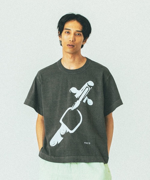 On Pace-Tグラフィックシャツ M 黒 styles（スタイルス） tシャツ PACE LOCKER TEE PF0078 メンズ