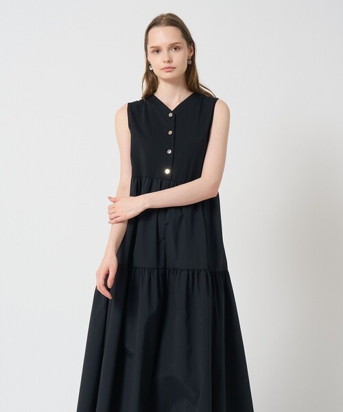 ANAYI ワンピース ポンチ×タフタティアード : ZOZOTOWN Yahoo!店