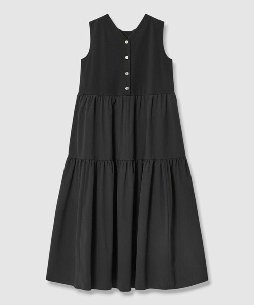 ANAYI ワンピース ポンチ×タフタティアード : ZOZOTOWN Yahoo!店