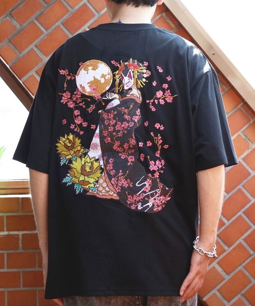 8 tシャツ 和柄刺繍Tシャツ メンズ レディース : ZOZOTOWN Yahoo!店