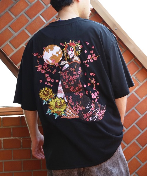 8 tシャツ 和柄刺繍Tシャツ メンズ レディース : ZOZOTOWN Yahoo!店