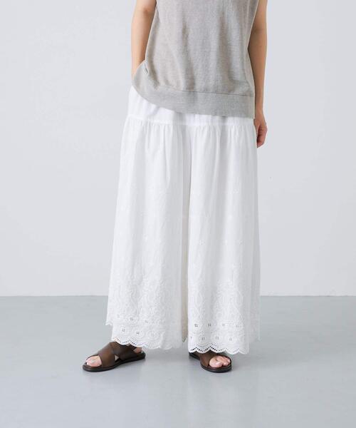 かぐれ パンツ 刺繍ティアードパンツ レディース : ZOZOTOWN Yahoo!店