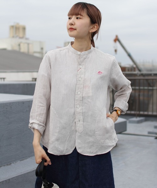 DANTON 長袖シャツ サイズ36 グレー Danton 「DANTON」 長袖シャツ 36 グレー レディース : ZOZOTOWN