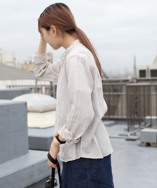 DANTON 長袖シャツ サイズ36 グレー Danton 「DANTON」 長袖シャツ 36 グレー レディース : ZOZOTOWN