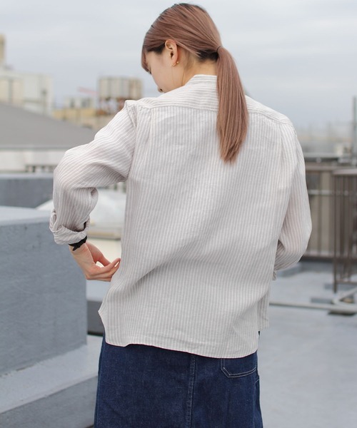 DANTON 長袖シャツ サイズ36 グレー Danton 「DANTON」 長袖シャツ 36 グレー レディース : ZOZOTOWN