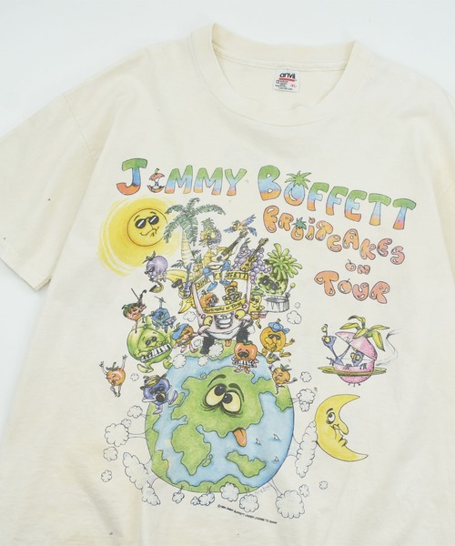 anvil tシャツ 「USED」90's “Jimmy Buffett” バンド Tシャツ