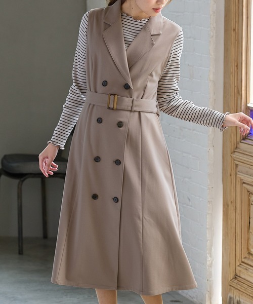 Honeys（ハニーズ） ワンピース テーラードジレワンピース : ZOZOTOWN