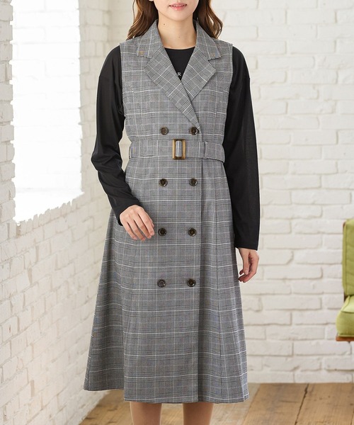 Honeys（ハニーズ） ワンピース テーラードジレワンピース : ZOZOTOWN