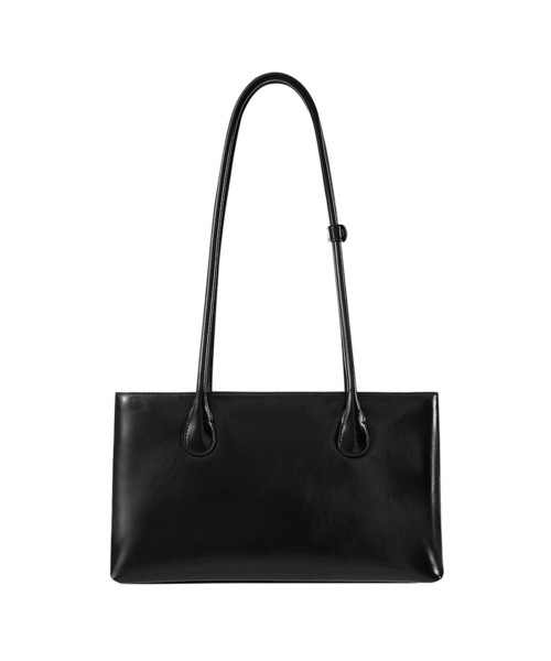 STAND OIL ブラックレザーショルダーバッグ STAND OIL ショルダーバッグ OIL/スタンドオイル SQUARE LOW BAG