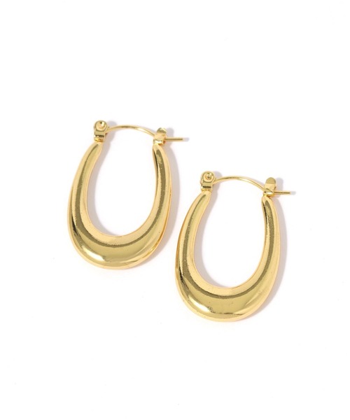 LAKOLE（ラコレ） ピアス ステンレスぷっくりオーバルピアス / 576351