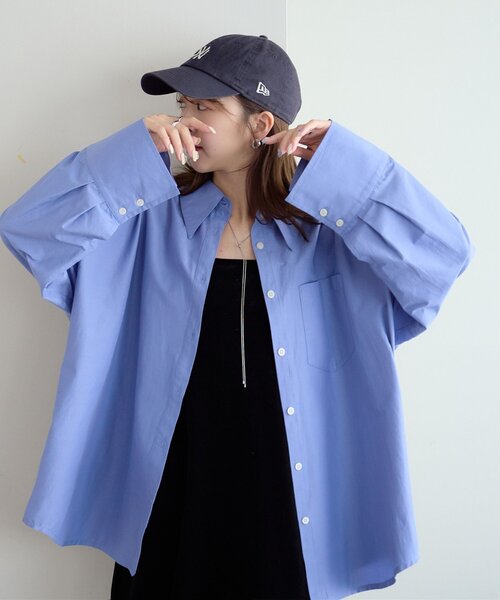 ブラウス シャツ 「AW先行予約」ブロードワイドスリーブシャツ レディース