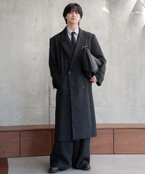 【SINSS】セットアップ 3点セット ツイードジャケット、スラックス、ネクタイ SINSS ネクタイ Tweed classic tie / ツイードクラシックネクタイ