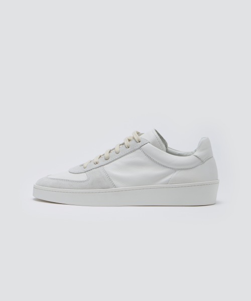 スニーカー TRAVIS メンズ レースアップ スニーカー 4.0cm WHITE メンズの画像
