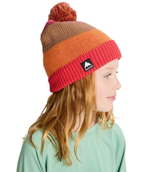 BURTON（バートン） ニット帽 ニットキャップ キッズ ポンポン