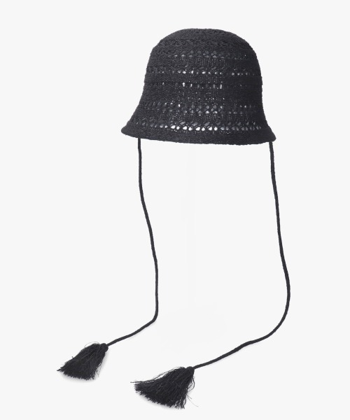 「OVERRIDE」 ストローハット M/57.5cm ブルー レディース_画像2