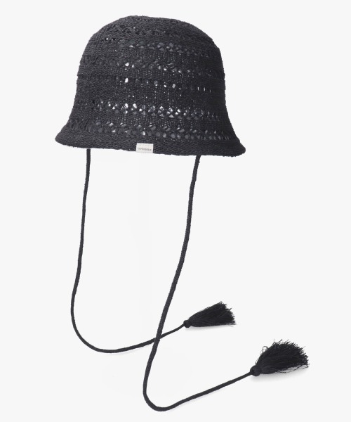 「OVERRIDE」 ストローハット M/57.5cm ブルー レディース_画像3