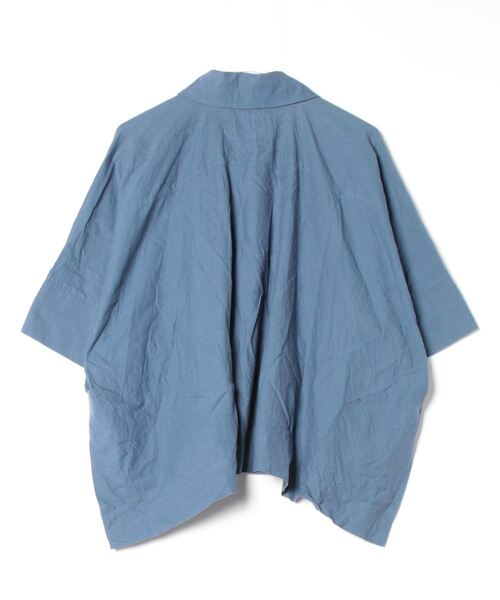 「ANGLO MANIA」 半袖シャツ 38 ブルー レディース_画像2