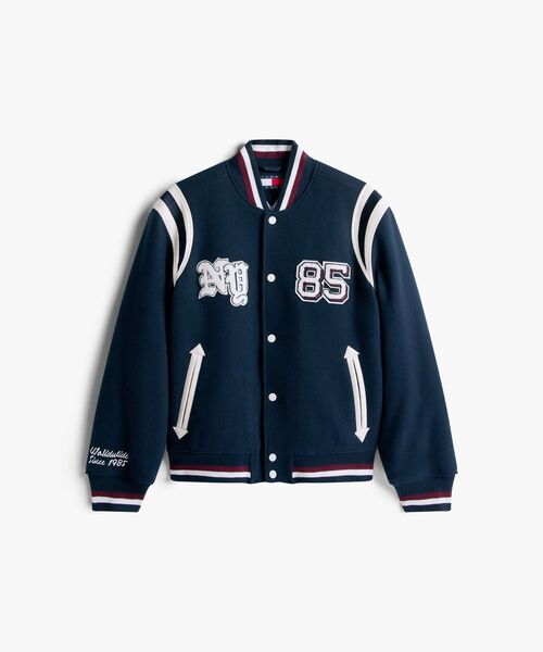 ★*☆様 美品  jeansバーシティボンバージャケットS TOMMY JEANS（トミー・ジーンズ） ブルゾン アウター ベストバーシティ