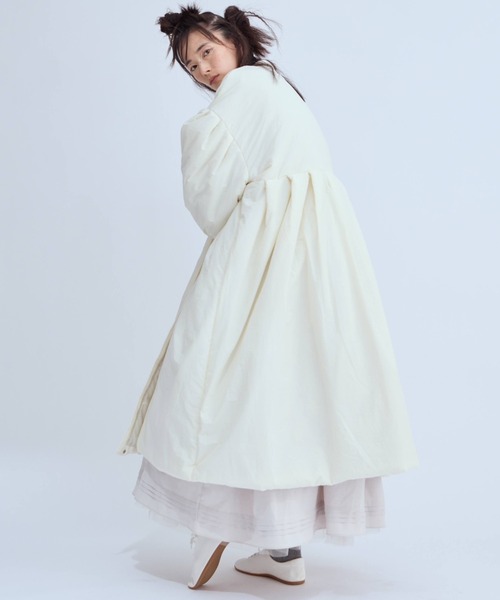 【Libra Cue】 MA-1　モンスターコート　新色　＊ アイボリー＊ Libra Cue（リブラ キュー） ダウンコート ダウンジャケット MA-1