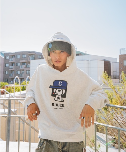 centimeter（センチメーター） パーカー Boxy ruler hoodie メンズ