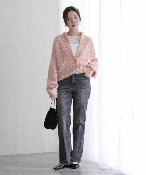 La TOTALITE（ラ トータリテ） カーディガン 「洗える」ポップヤーン