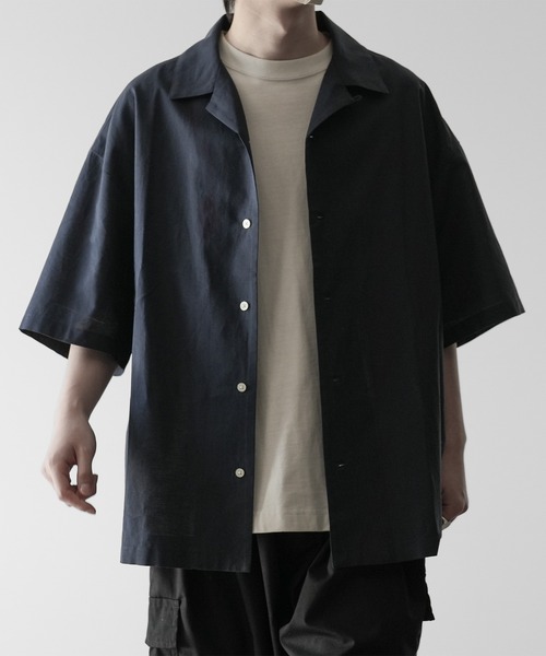 「RUUBON」 半袖シャツ S ブラウン メンズ_画像2