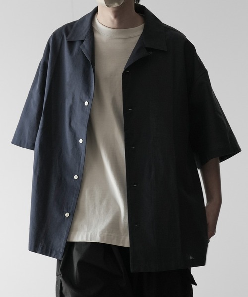 「RUUBON」 半袖シャツ S ブラウン メンズ_画像3