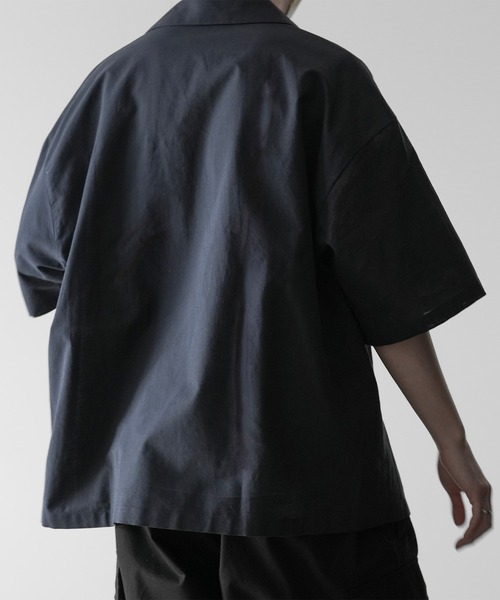 「RUUBON」 半袖シャツ S ブラウン メンズ_画像5