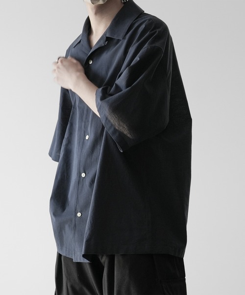 「RUUBON」 半袖シャツ S ブラウン メンズ_画像6