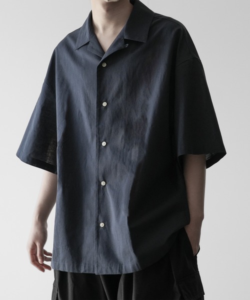 「RUUBON」 半袖シャツ S ブラウン メンズ_画像7