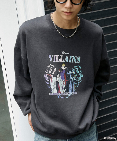 PUBLUX（パブリュクス） トレーナー スウェット 別注 'Disney VILLAINS