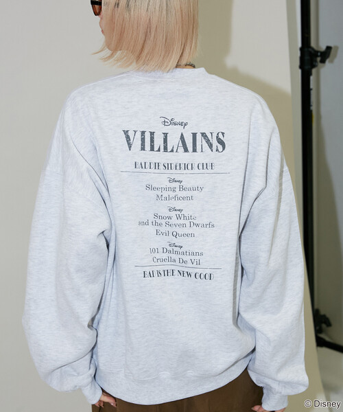 PUBLUX（パブリュクス） トレーナー スウェット 別注 'Disney VILLAINS