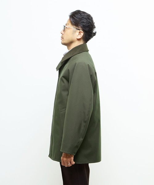 MEN'S MELROSE ブルゾン アウター ボンディングツイルステンカラー