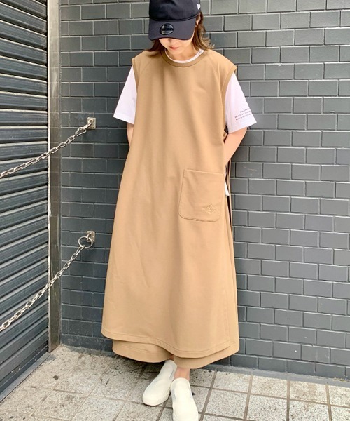 「ZUCCa」 ノースリーブトップス M size ベージュ レディース_画像3