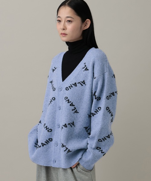 alexanderwang ジャガードロゴカーディガン　半袖 Alexander Wang - alexanderwang ジャガードロゴカーディガン 半袖の