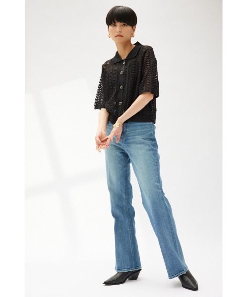 「crie conforto」 ニットカーディガン FREE ベージュ レディース_画像8