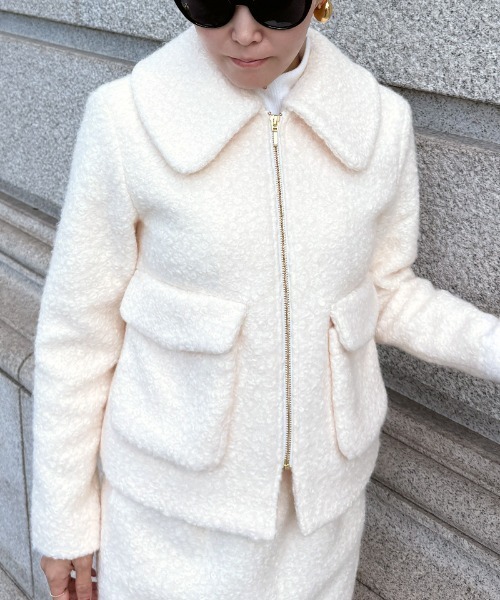 コート アウター JENNEプードルジャケット レディース : ZOZOTOWN