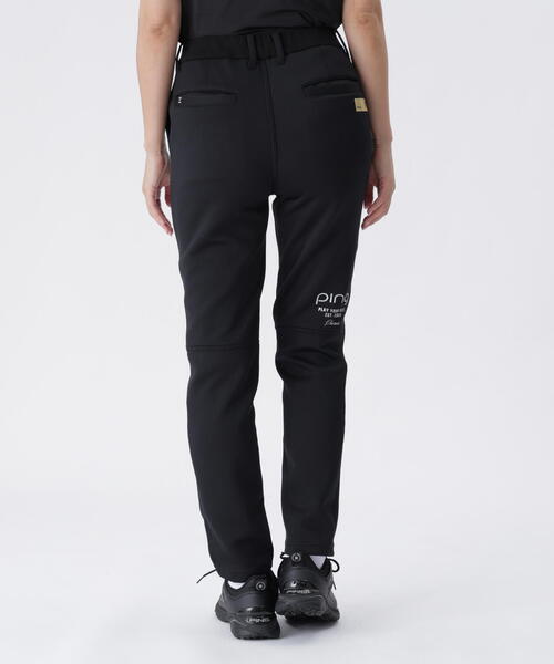 パンツ 「PING APPAREL」全方向ストレッチRENUキルト/ダンボールジャージ テーパードパンツ 「GOLD」 (LADIES) レディースの画像