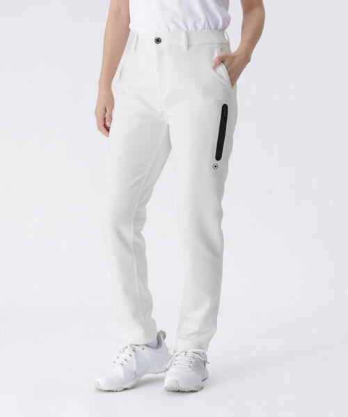 パンツ 「PING APPAREL」全方向ストレッチRENUキルト/ダンボールジャージ テーパードパンツ 「GOLD」 (LADIES) レディースの画像