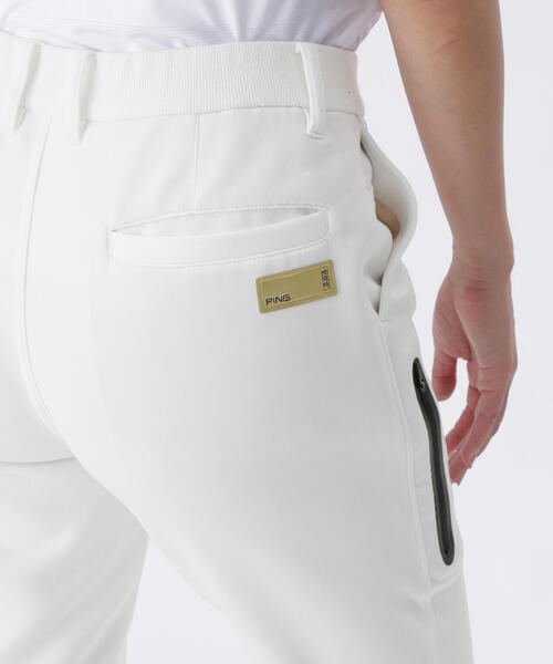 パンツ 「PING APPAREL」全方向ストレッチRENUキルト/ダンボールジャージ テーパードパンツ 「GOLD」 (LADIES) レディースの画像