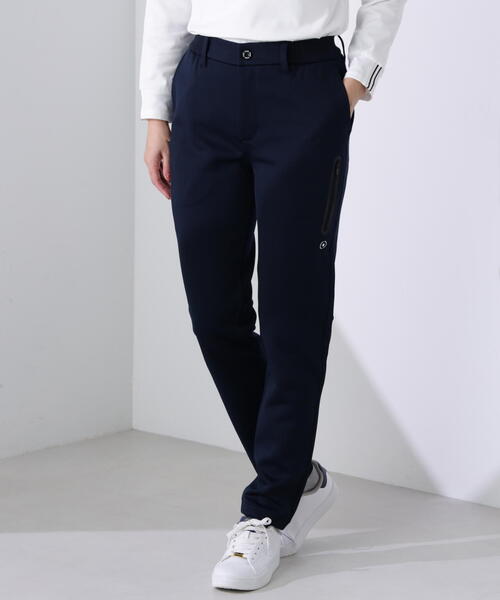 パンツ 「PING APPAREL」全方向ストレッチRENUキルト/ダンボールジャージ テーパードパンツ 「GOLD」 (LADIES) レディースの画像
