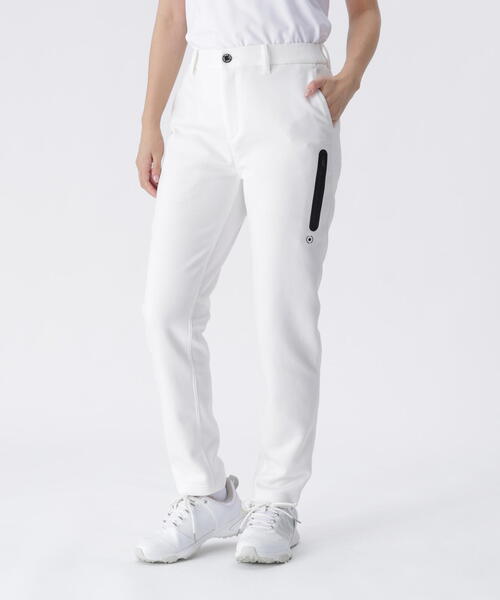 パンツ 「PING APPAREL」全方向ストレッチRENUキルト/ダンボールジャージ テーパードパンツ 「GOLD」 (LADIES) レディースの画像