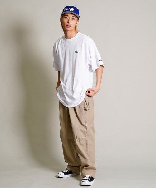 「NEW ERA」 半袖Tシャツ M ブラック メンズ_画像4