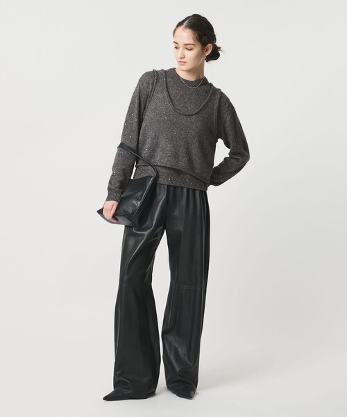 UNITED ARROWSユナイテッドアローズ今季新作フラワースパンコールニット UNITED ARROWS｜フラワー スパンコール クルーネック ニット | Rakuten