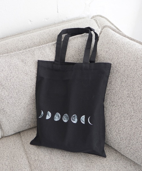 美品　port canvas ポートキャンバス トートブラック　アメリカ Port（ポート） トートバッグ 「 」 ムーン フェーズ トートバッグ